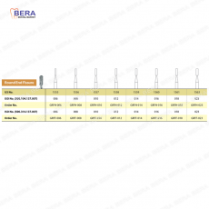 [GM rotary carbide bur (HP)] ROUND END FISSURE